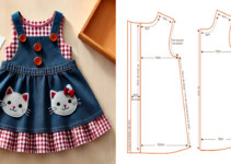 Cómo Hacer un Vestido de Niñas con Tela Jeans Paso a Paso Cómo Hacer un Vestido de Niñas con Tela Jeans Paso a Paso