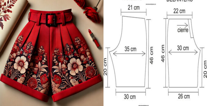 Cómo Hacer un Pantalón Short con Patrón Paso a Paso